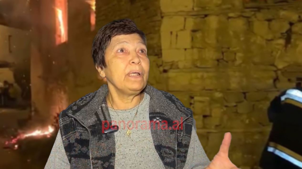 VIDEO/ Fqinja rrëfen tmerrin pas zjarrit dhe ndihmën: Vajza ishte nxirë, i binin flokët dhe po qante! Djali vdiq në oborr, ishin me…
