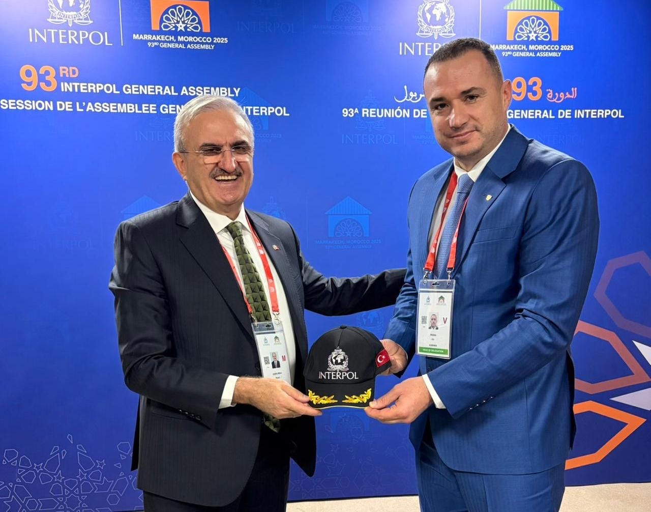 Drejtori i Përgjithshëm i Policisë së Shtetit, Drejtues Madhor Ilir Proda në Asamblenë e 93-të të Interpolit në Marrakesh, Marok