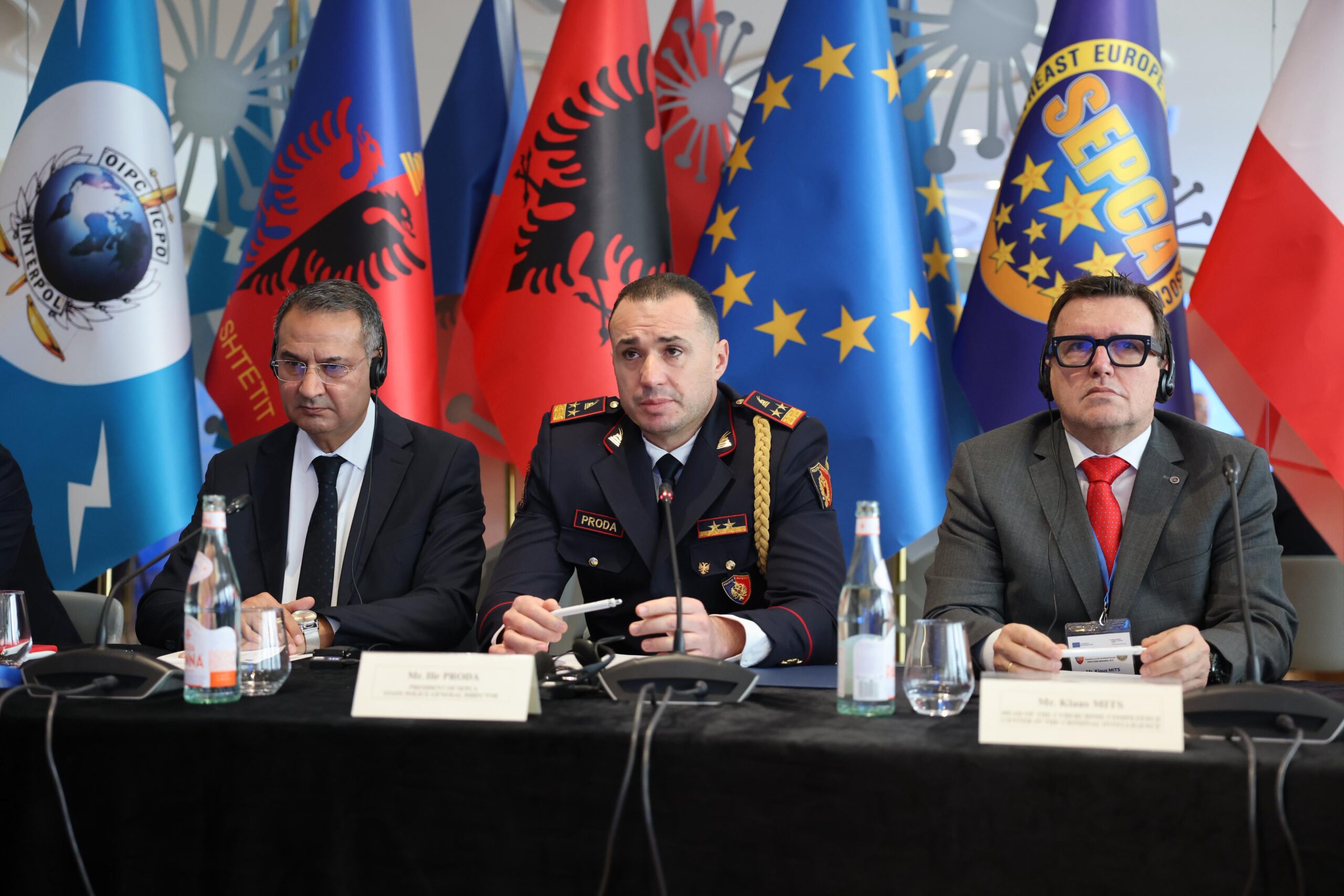 Drejtori i Përgjithshëm i Policisë së Shtetit, Ilir Proda, në cilësinë e Presidentit të radhës të SEPCA-s