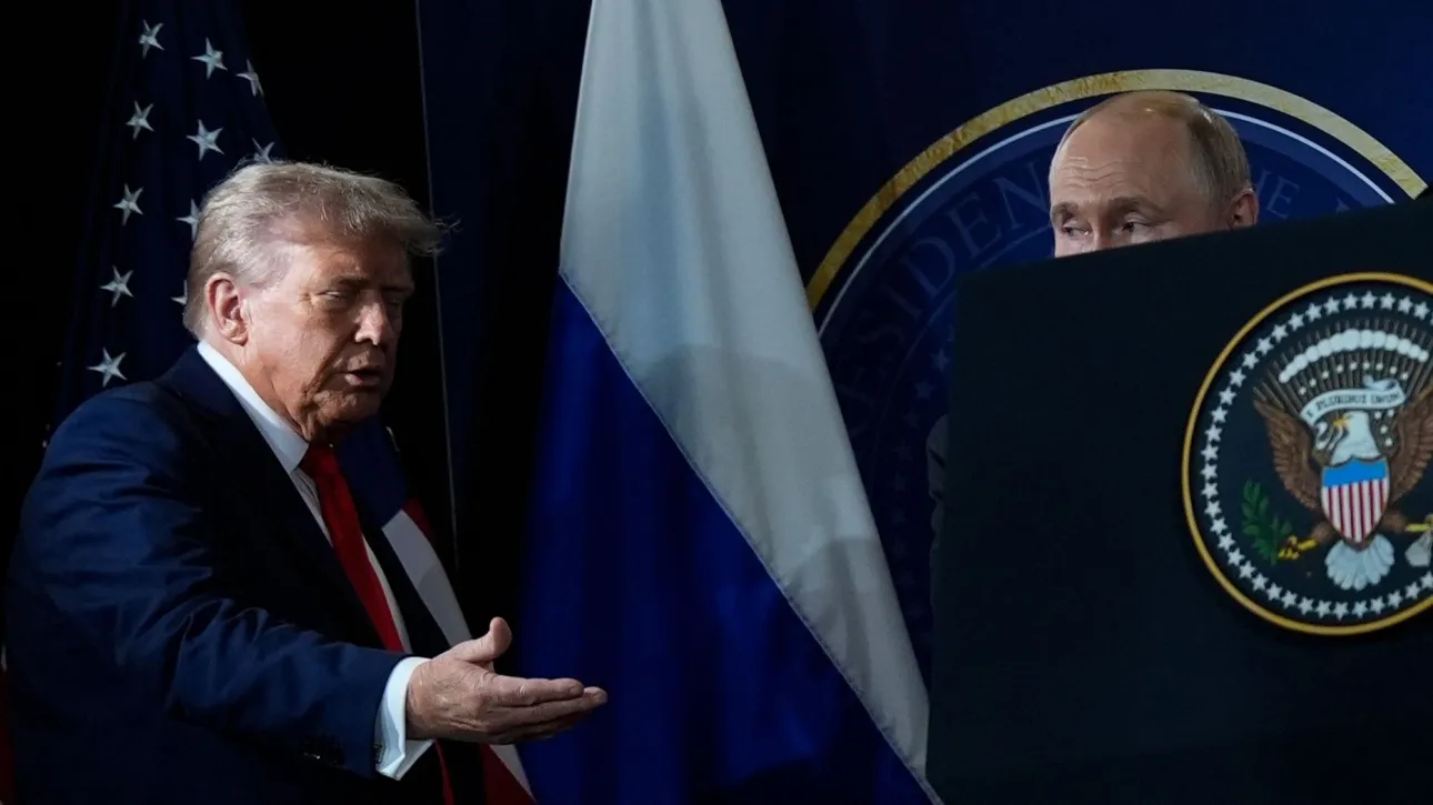 Trump dhe Putin bisedë telefonike para takimit me Zelenskyn 10 ap25332086234313