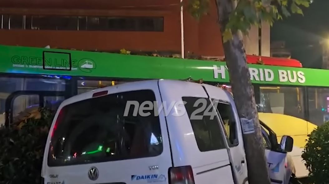Aksidenti në Tiranë/ ‘Mori përpara’ një person me biçikletë, arrestohet shoferi i urbanit 3 autobus