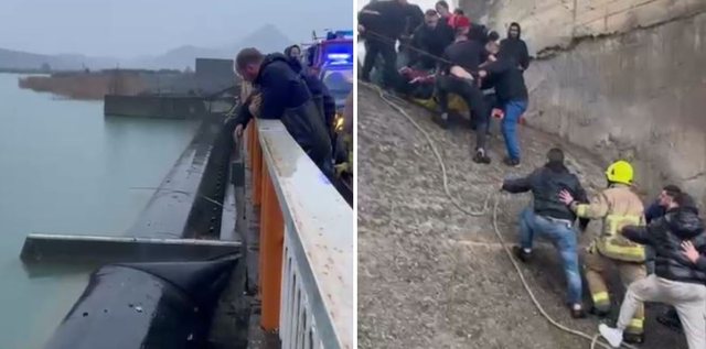 “U kapën pas urës”, aksidenti në Vaun e Dejës: Në makinë ndodheshin 3 persona, njëri prej tyre i plagosur rëndë