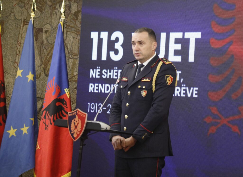 MESAZH URIMI I DREJTORIT TË PËRGJITHSHËM TË POLICISË SË SHTETIT ILIR PRODA, PËR 113-VJETORIN E KRIJIMIT TË POLICISË SË SHTETIT