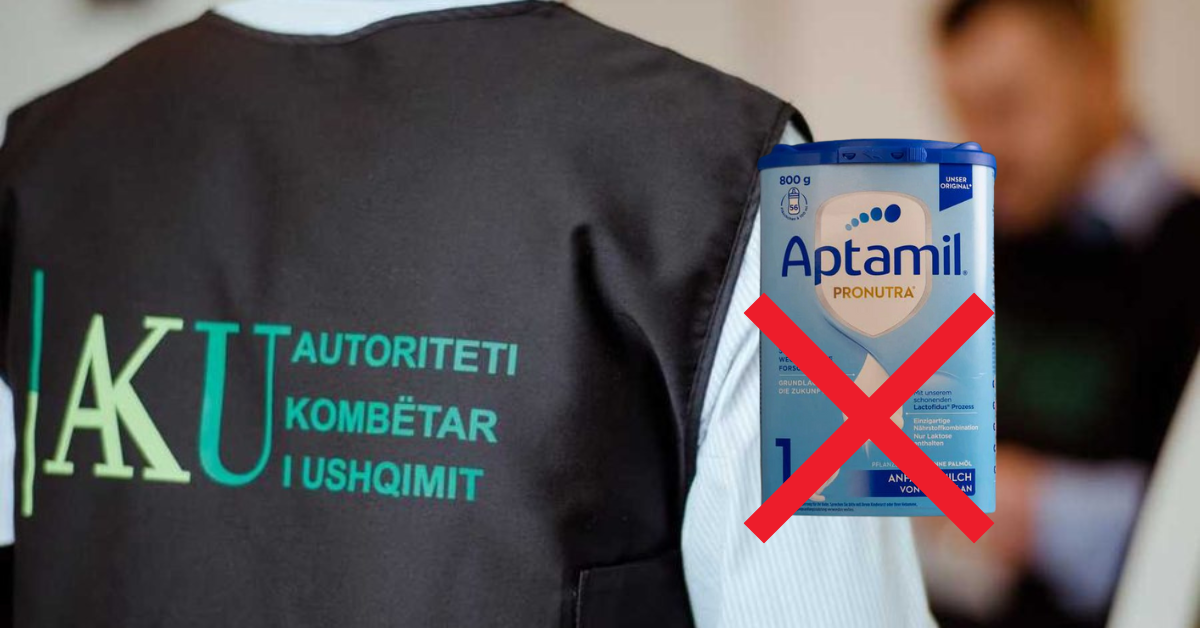 Qumështi formulë APTAMIL me baktere të rrezikshme, AKU urdhëron tërheqjen nga tregu