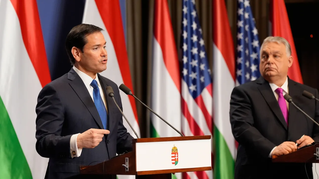 Suksesi i Orbanit është gjithashtu një sukses për Shtetet e Bashkuara, thotë Marco Rubio nga Hungaria