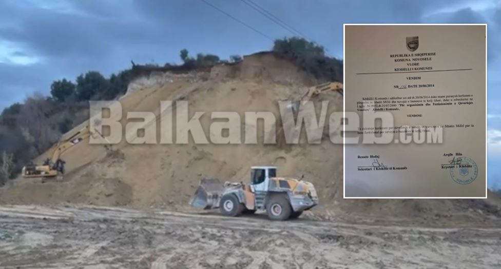 Ishte caktuar truall për varrezat/ “2A Group” e Valon Ademit gërryen malin pa asnjë leje, siguron inertetet për Aeroportin e Vlorës 2 Capture 107
