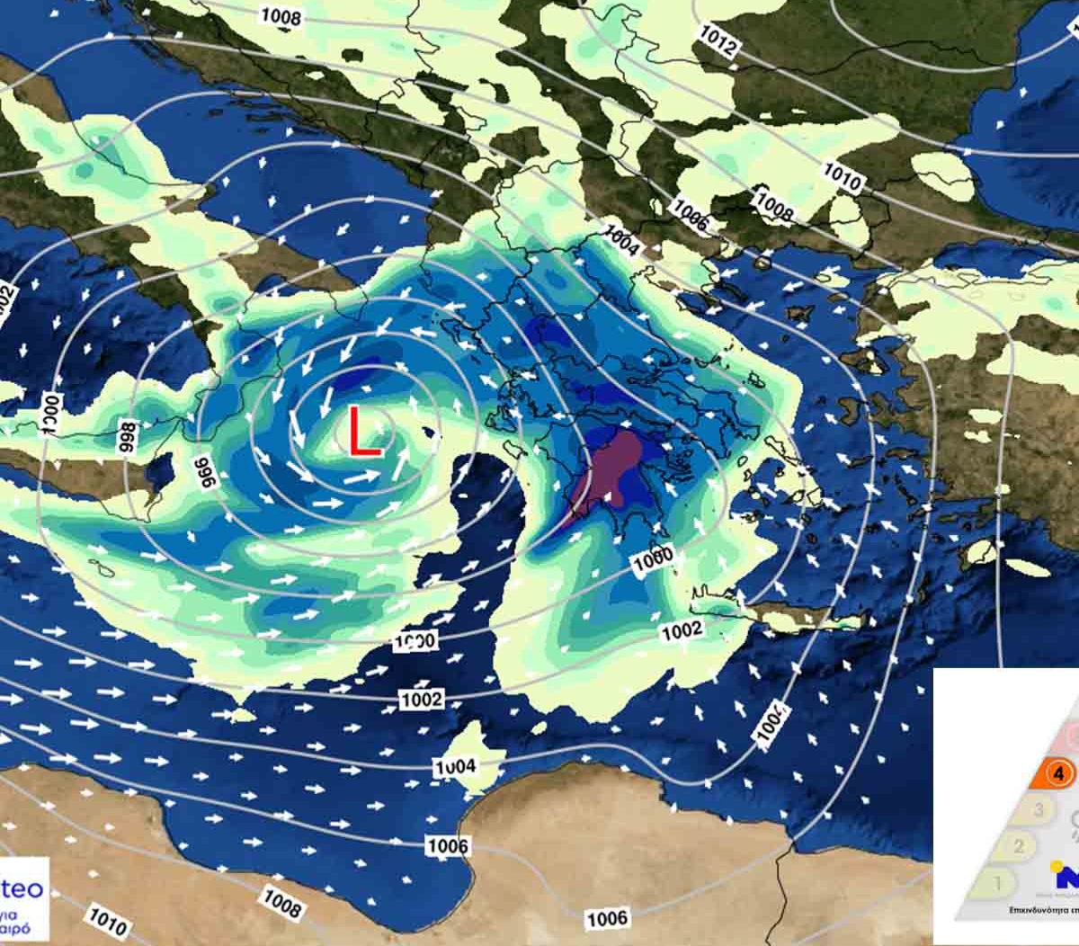 Moti i keq përfshin Greqinë, shtatë zona në “alarm të kuq”