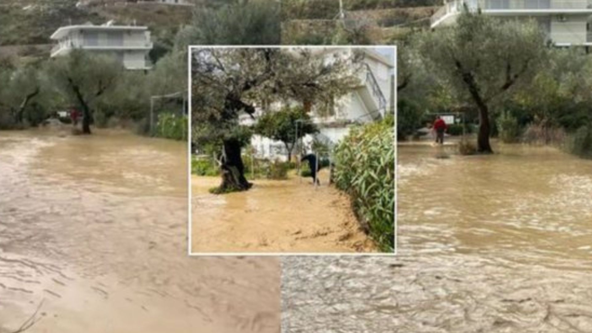 Moti i keq në Himarë/ Përrenjtë dalin nga shtrati, përmbytet Qeparoi, baltë dhe inerte në disa akse 2 ok 11