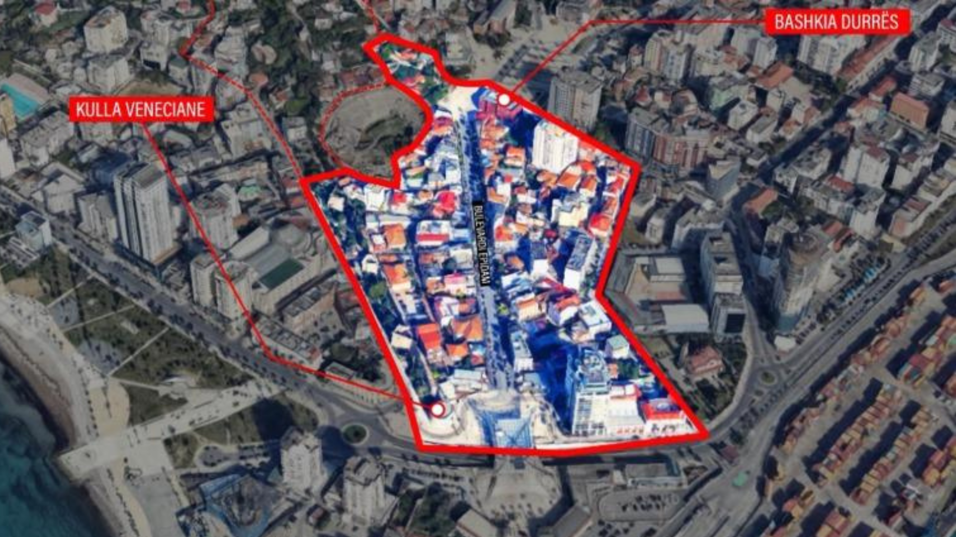 SKEDA/ Projekti pranë Amfiteatrit të Durrësit, ja harta e shtëpive që do të preken nga shembjet 14 ok 87