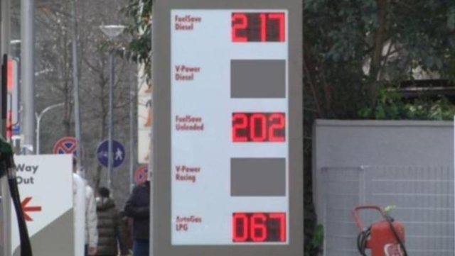 Çmimi i naftës në vend 1 javë i pandryshuar, nga 214-217 lekë/litri 20 640 0 69c3f50bf0410