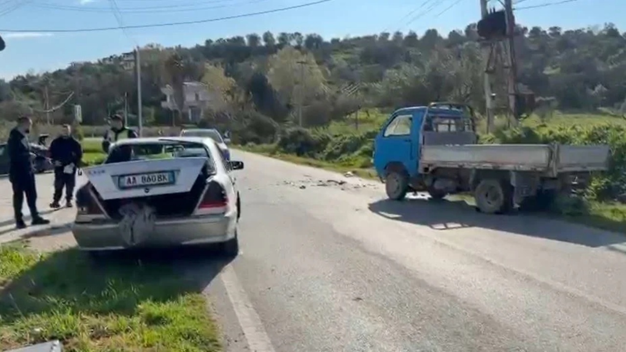Aksident i rëndë në aksin e vjetër Fier-Lushnje, dy të plagosur 1 F9KI2IWF aksident sd