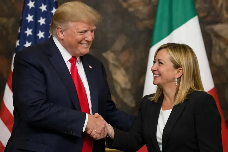 Marshim kundër referendumit në Romë, portretet e Meloni-t dhe Trump-it përfundojnë në zjarr