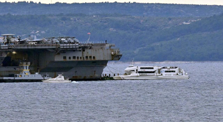“Misteri i aeroplanmbajtëses ‘Gerald Ford’ , tani ndodhet në Kroaci për ‘riparime dhe mirëmbajtje