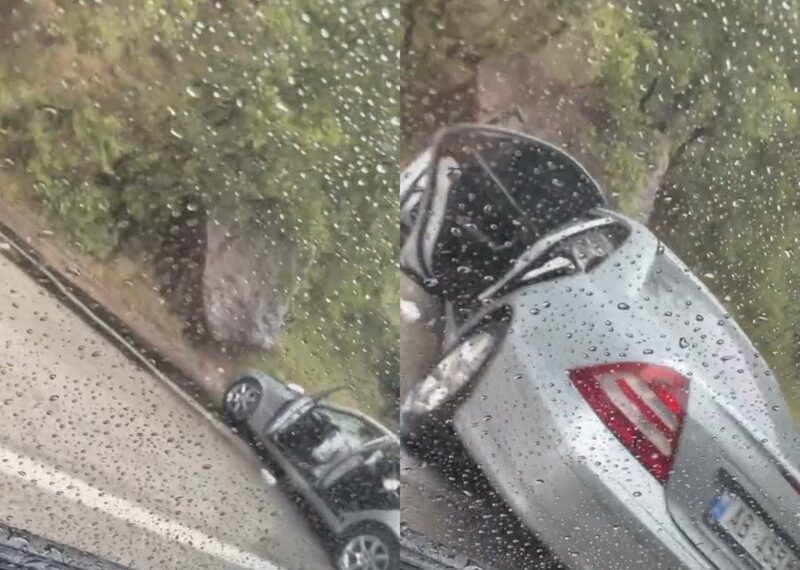 E papesueshme në aksin Prrenjas–Pogradec/ Hidhet vaj në rrugë, makinat rrëshqasin dhe humbasin kontrollin