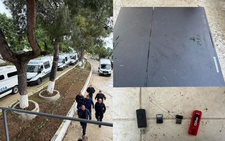 PS4, USB dhe pajisje elektronike! Çfarë u zbulua nga kontrollet blic në burgjet në Lushnje e Elbasan