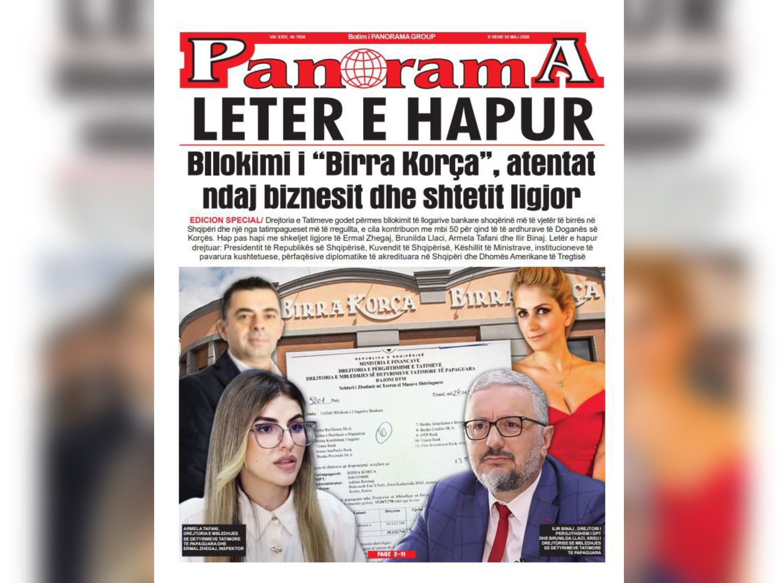 Letër e hapur/ Bllokimi i padrejtë i “Birra Korça”, atentat ndaj biznesit dhe shtetit ligjor 5 IMG 20260525 WA0005