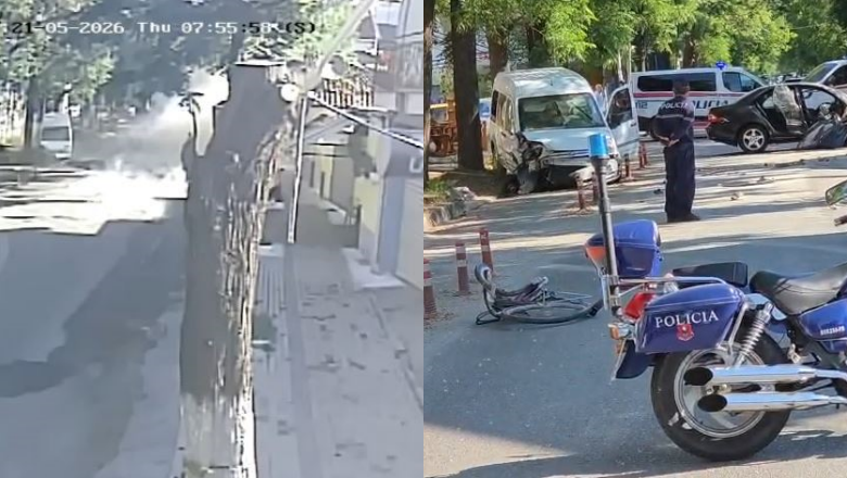 Tragjike! Po lëvizte me biçikletë, 50-vjeçari përplaset për vdekje nga dy automjete! Momente dramatike nga aksidenti në Shkodër