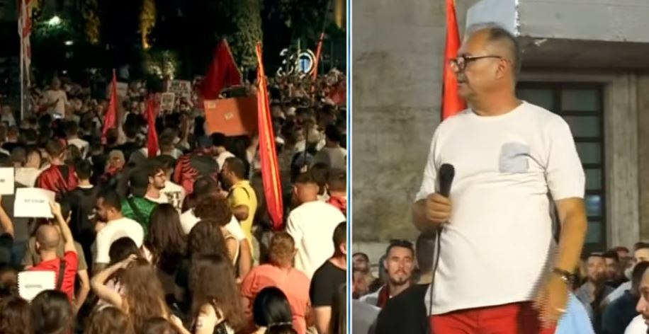 Gazetari “thumbon” Ramën nga protesta: Naltgjatësia e tij tallet me popullin, por në parlament ka nxjerrë Zegjinenë! 12 45435345345