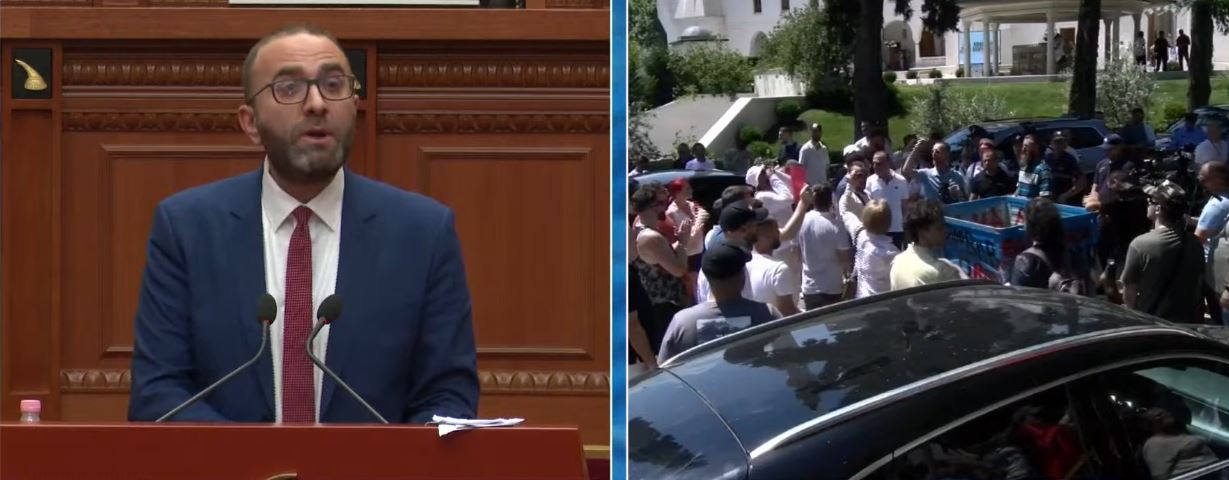“U kapët me presh në duar me Ballukun!”, Bardhi replika me Ballën: Kërkoji falje veteranëve të UÇK-së. Protestuesit të kanë hedhur në kosh! 3 Bardhi 1
