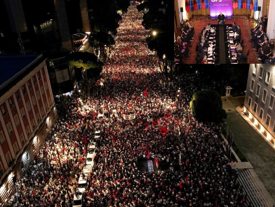 “Ju erdhi fundi!”/ Sot protesta e 37-të radhazi, shqiptarët nuk heqin dorë: Rama jep dorëheqjen e panegociueshme! 9 PS hesht per protesten