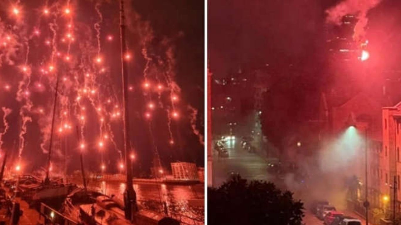 Shi raketash të kuqe mbi Londër, mjete lundruese përfshihen nga flakët, panik mes banorëve