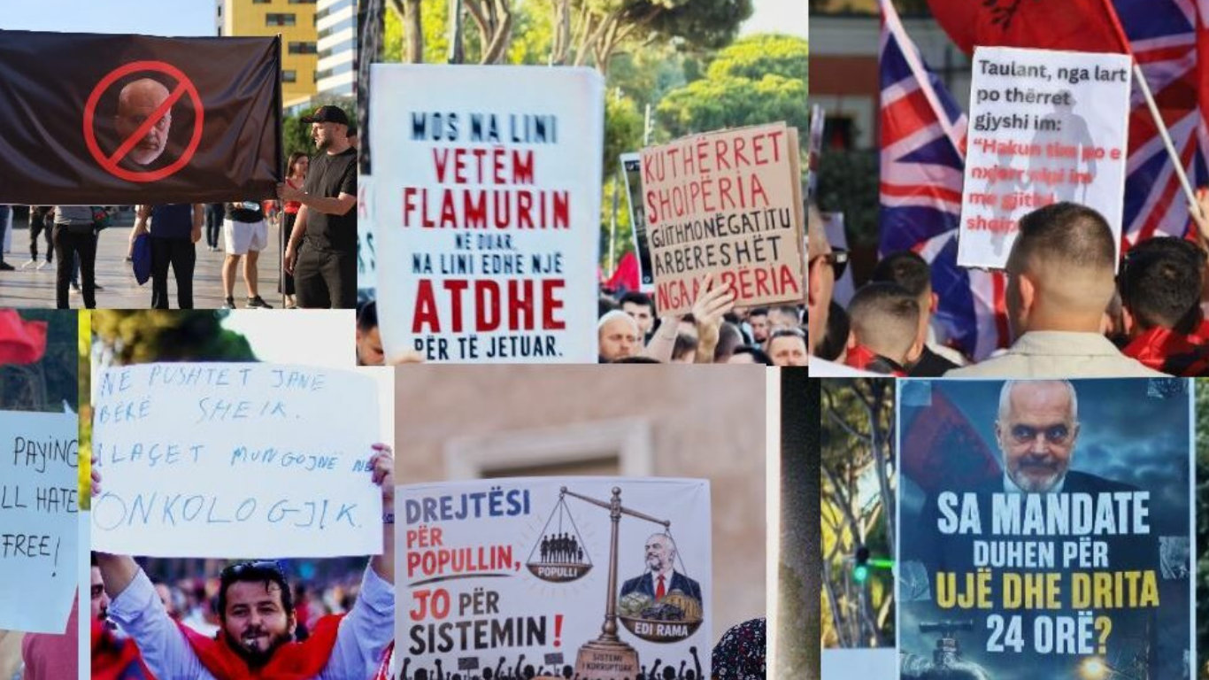 ‘Sa mandate duhen për ujë dhe drita 24h?’, qytetarët thirrje Ramës për dorëheqje: Jemi shqiponja, jo dele!