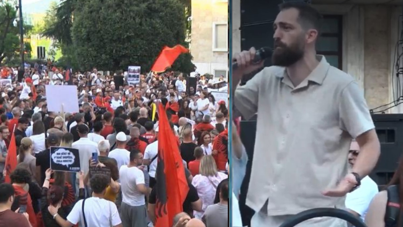 Mijëra qytetarë në shesh, Progni: Protestojmë edhe kundër Soros, ai na e solli kryeministrin dhe Berishën 8 Progetto senza titolo 97