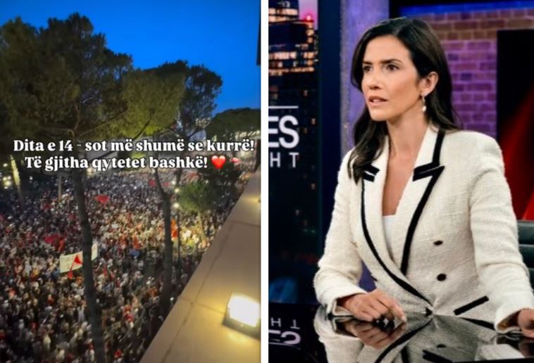 Tubime mbarëkombëtare kundër qeverisjes/ Gazetarja e CNN ndan foto nga protestat e shqiptarëve për largimin e kryeministrit Edi Rama 12 cnn