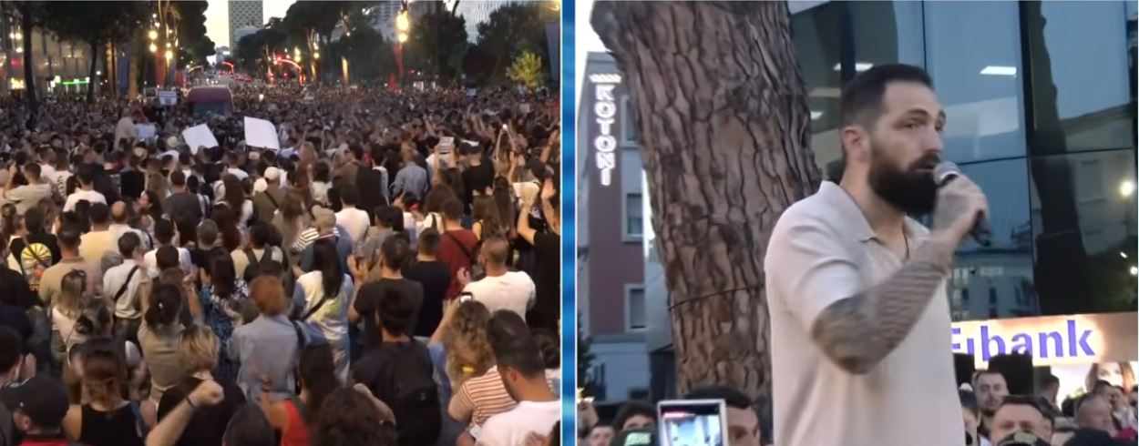 “Mirlinda me patronazhistë ka hyrë në shtëpitë tona për të na spiunuar!”, Gent Progni nga protesta mesazh Ramës: Mos na provoko! Pranojmë vetëm dorëheqjen!