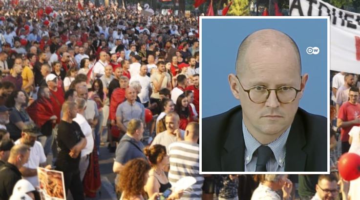 protestat zedhenesi i ministrise se jashtme gjermane