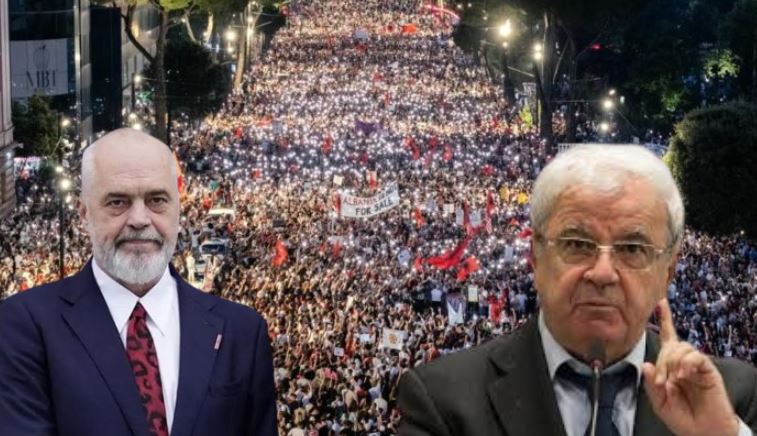 rama ngjela protesta
