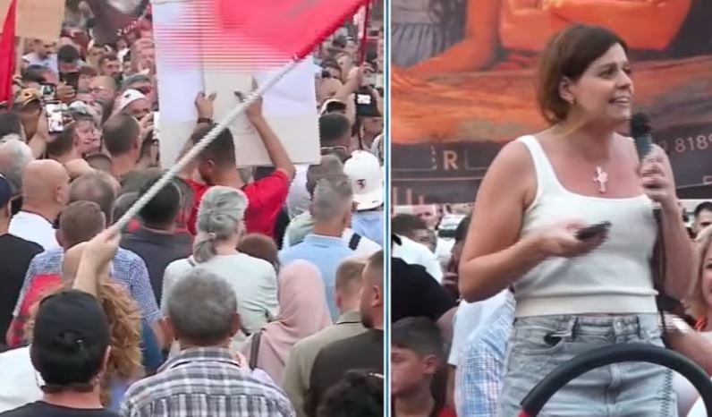 “Është e drejtë të dalësh kundër modelit të korrupsionit!” – Eurodeputetja italiane, Salis nga sheshi i revoltës: Shqipëria po jep shembull për gjithë botën 3 rtyrtyrtyrty 1