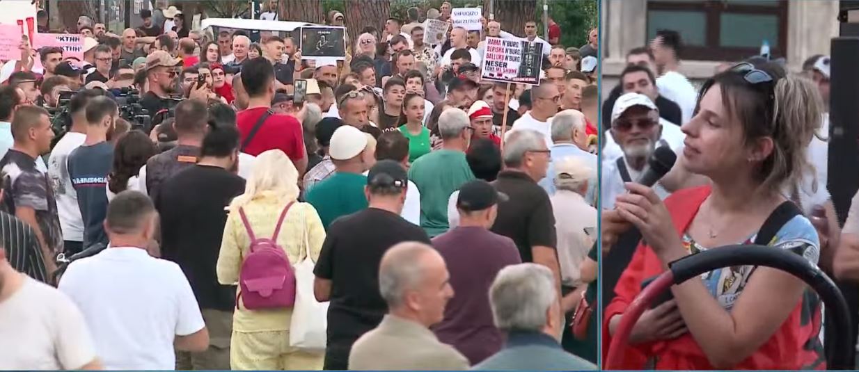 “Në protestë, deri sa kjo qeveri të rrëzohet”, protestuesja-Ramës: Çfarë Shqipërie do t’u tregosh ndërkombëtarëve? Kemi 40 ditë shesh… 7 4000000000