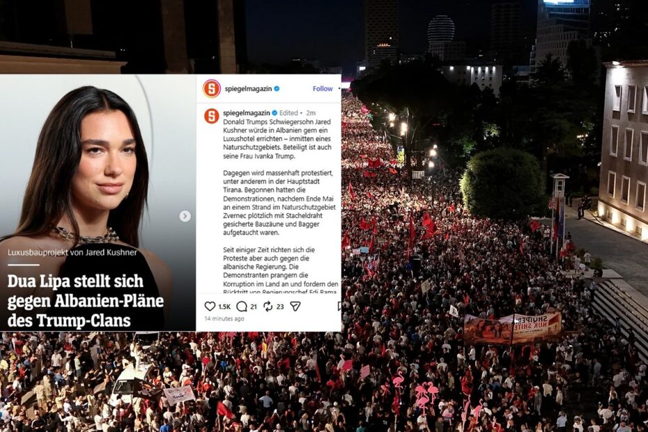 Dua Lipa protestat