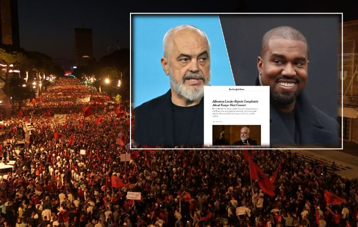 “Rama mbron financimin me 4 mln euro për Kanye West”/ New York Times: Kryeministri nuk dha detaje për përdorimin e fondeve, ndërsa përballet prej javësh me protesta 8 IMG 0358