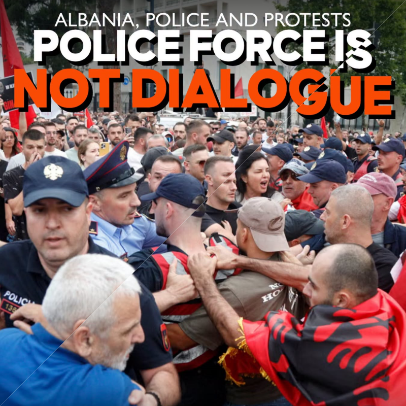 Protesta kundër Ramës/ Qytetarët u morën zvarrë para Parlamentit! PDE/EDP ngre shqetësime për ndërhyrjen e policisë: Shqetësuese për një vend që aspiron BE-në 10 PEDDD