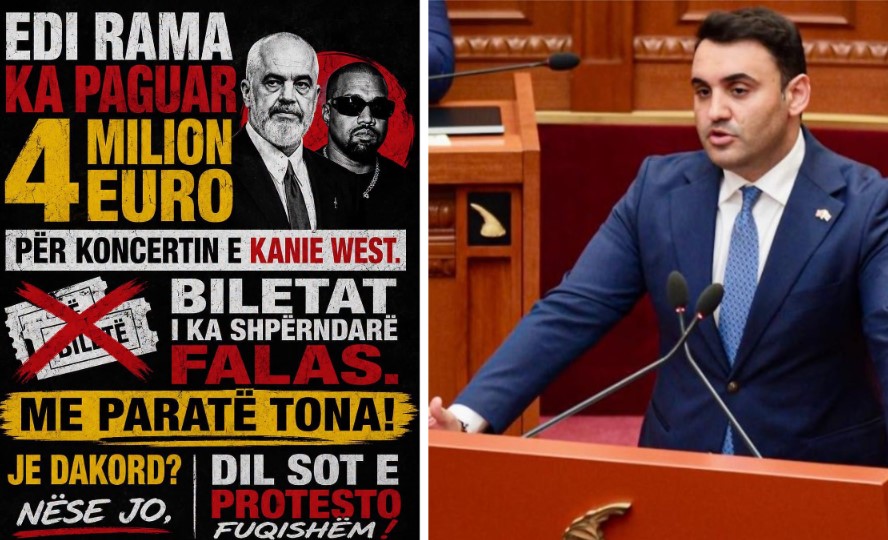 4.2 ml euro për koncertin e Kaney West! “Shpëtuam Shqipërinë nga turpërimi ”/ Këlliçi për deklaratën e Ramës: Ka turpëruar vendin me skandale e hiqet si “Kalorës” 15 d3ab23ba e554 479a a8c8 d4024def55c4