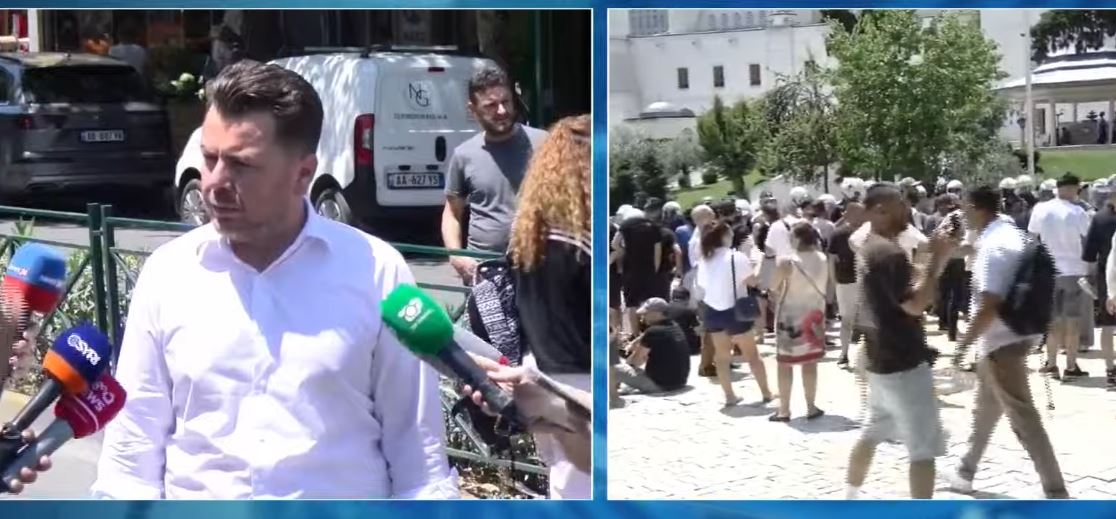 “Do t’çojmë më nalt o burrë”/ Kapri bën thirrje për lirimin e protestuesve të shoqëruar: Ulsi Manjën e njohim të gjithë, njerëz të tij morën zvarrë qytetarë 6 erald kaprii proteste