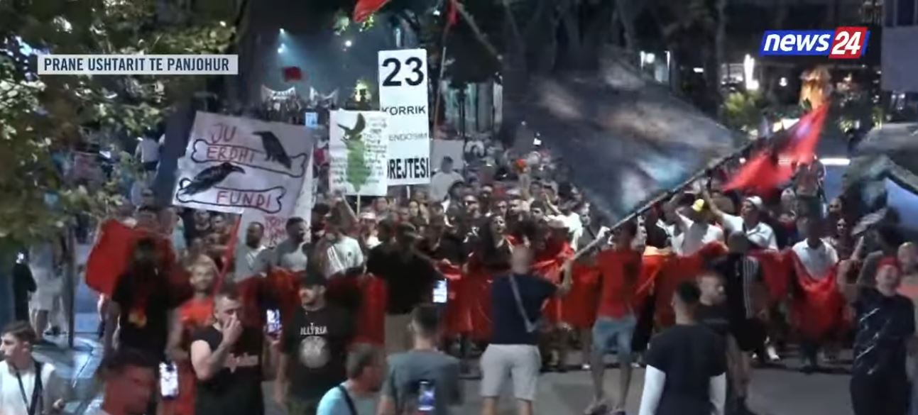protesta a