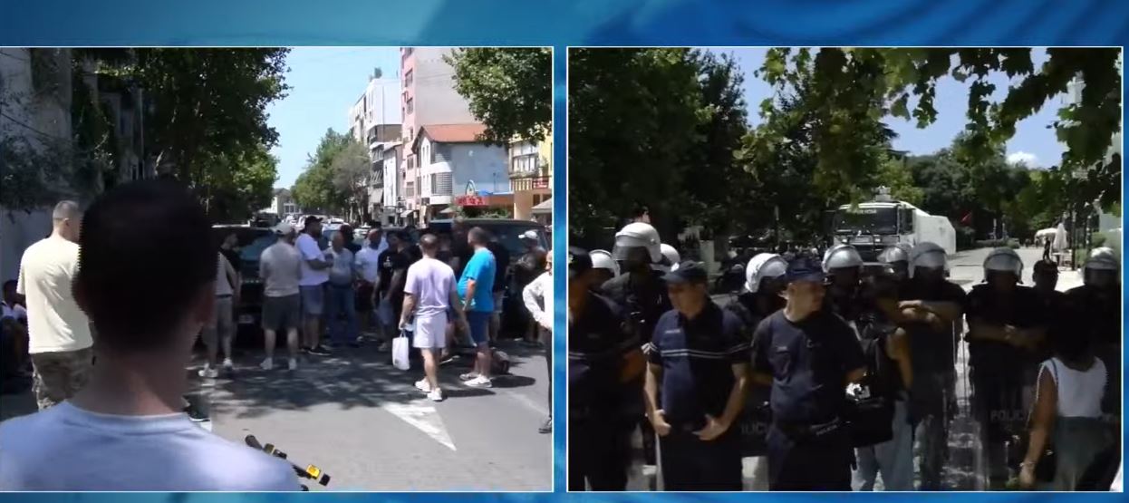 “Edi Rama f*ck you”/ Një pjesë e protestuesve para Kuvendit, të tjerë në komisariatin 4, jehon thirrja: Arrestoni kryeministrin 14 protesta kuvend