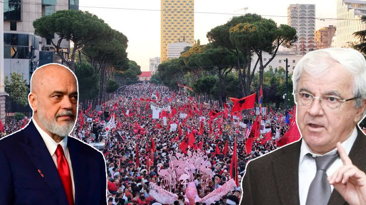 “Mijëra shqiptarë bërtasin ‘Rama jepe dorëheqjen'”, Ngjela: Kryeministri ka përballë rininë e Tiranës, pushtetin e sheh si ‘tablonë’ e pikturës së tij