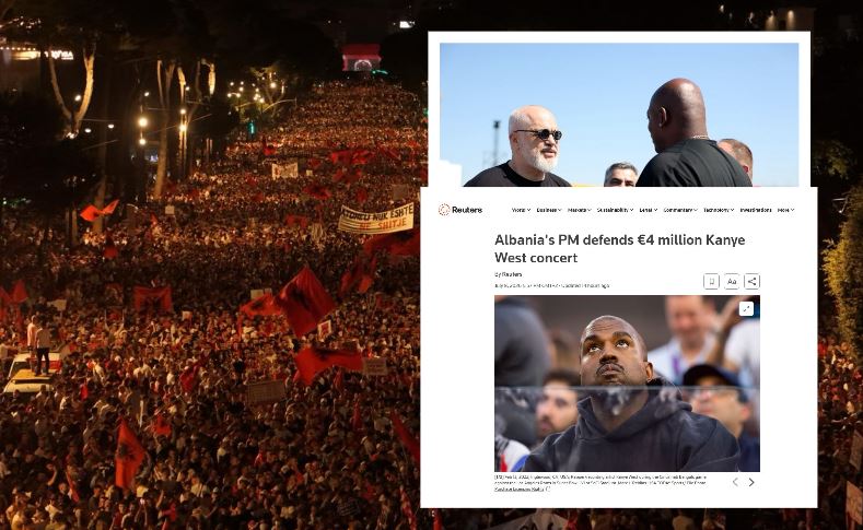 rama protesta kanye west