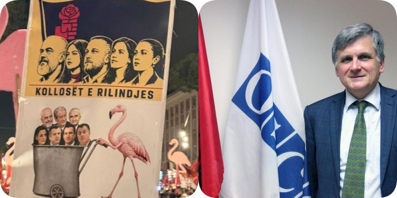 Ambasadori i OSBE, Tarran: Mbi 1 muaj në shesh dhe s’ka patur incidente, jam i gëzuar që në Shqipëri ka protesta të tilla. Qytetarët kanë të drejtë të shprehen 12 tarran