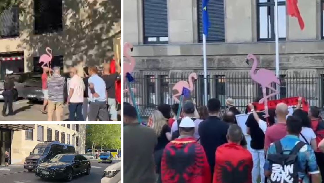 Rama pritet me protesta edhe në Gjermani, shqiptarët tubim në Düsseldorf: Jepe dorëheqjen! 1 yrtyrty