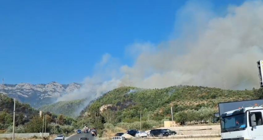 Riaktivizohen flakët në Krastën e Krujës/ Pesë vatra njëkohësisht, zjarri përhapet me shpejtësi 11 34345345 1