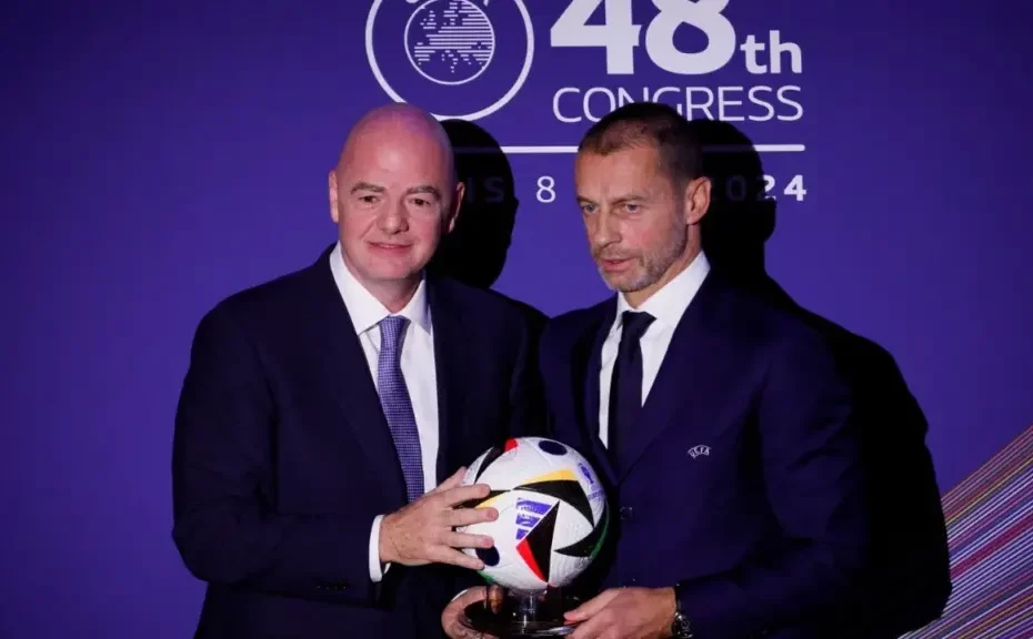 UEFA dhe FIFA ulin “armët”, organi më i madh i futbollit europian tërhiqet nga bojkoti/ Çfarë ndodhi me planin e Gianni Infantinos 17 457309 sd 1024x576