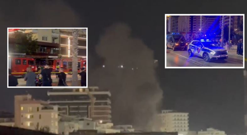 Përfshihet nga flakët hotel “Brooklyn” në Lungomaren e Vlorës – Plagosen 7 pushues, disa u hodhën nga dritaret për t’i shpëtuar zjarrit 6 75675676