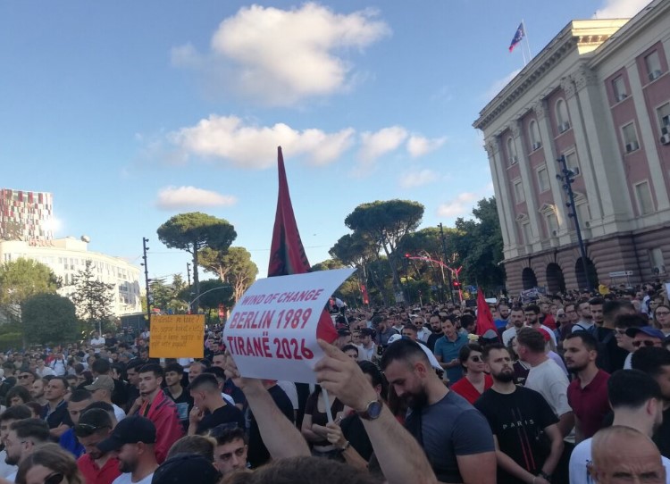 Protesta ne bulevard