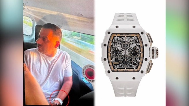 FOTO/ “Richard Mille” në dorën e Ergys Agasit gjatë arrestimit, ora që kushton sa një shtëpi 8 WhatsApp Image 2026 08 26 at 21.43.48
