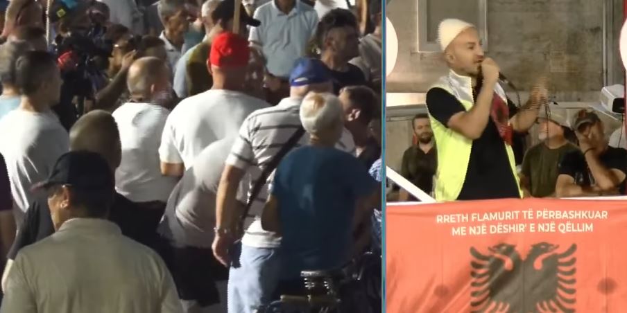 “Goditini me vezë dhe domate tradhtarët”, Aktivisti Arben Kola nga foltorja e protestës: Shqiptarët janë mbledhur për t’i thënë ‘shporru’ kësaj qeverie! 10 ewrwerewrewr